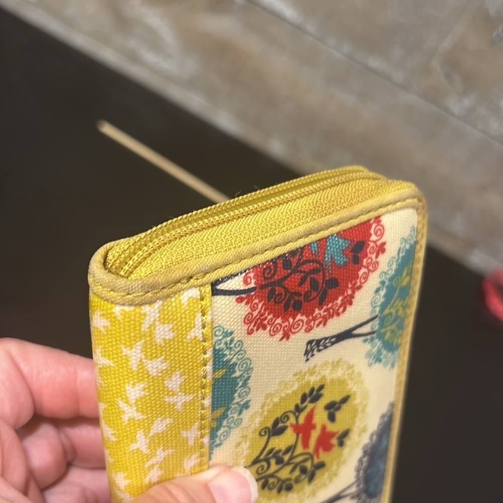 Fossil whimsical bird boho wallet - Picture 6 of 9